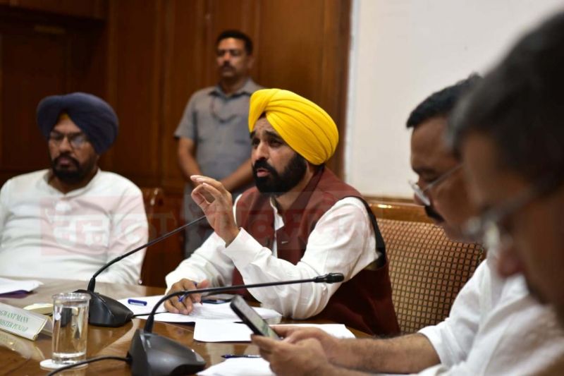 CM Mann Meeting With Farmers CM Mann Meeting With Farmers