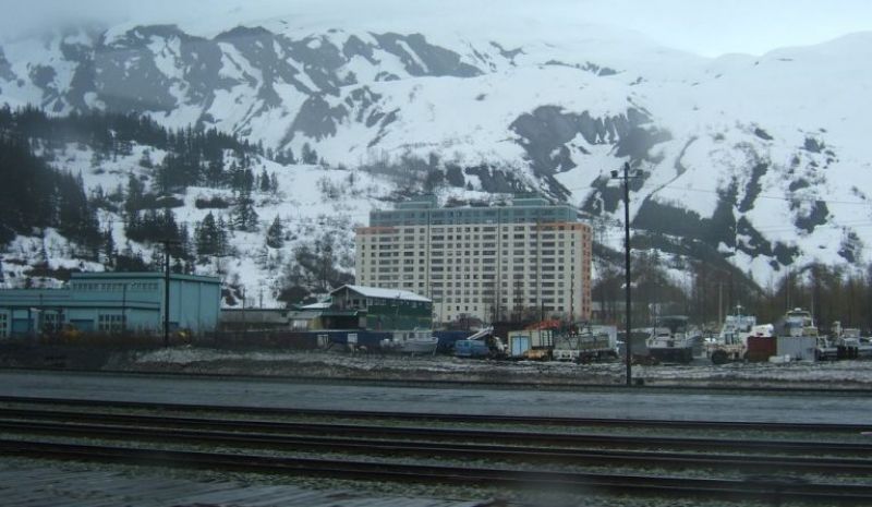 Whittier Alaska one tower