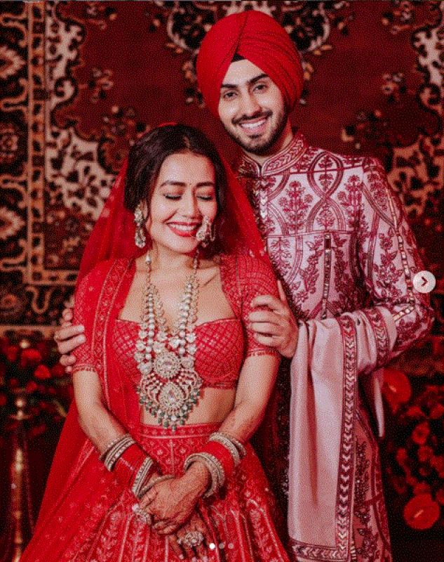 neha kakkar with rohanpreet singh