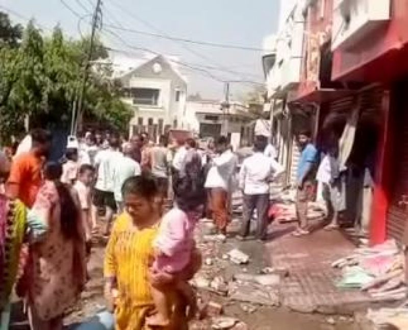 Water tank fall down