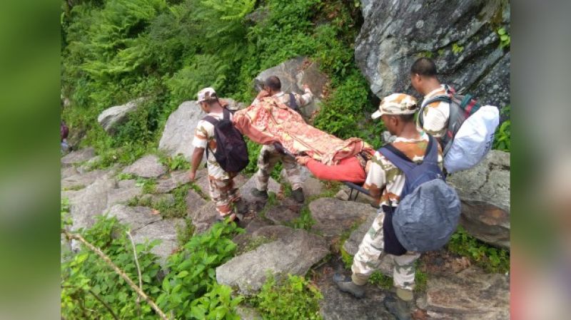 ITBP jawans travelled 40-km on foot for 15 hours carrying an injured woman 