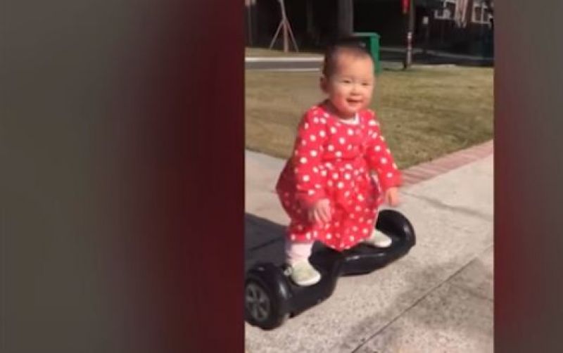 riding rides Hoverboard