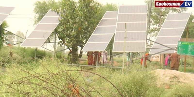 Village Dal Singh Wala : Irrigation with solar panel