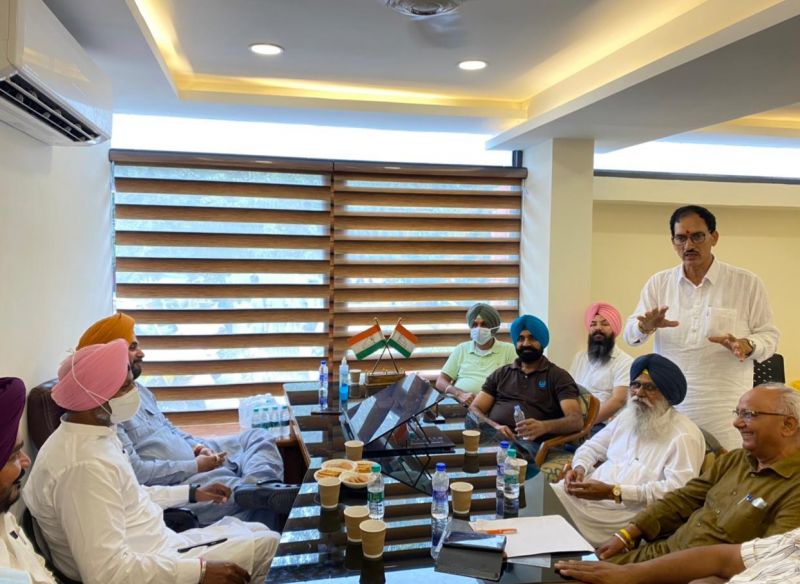 Navjot Sidhu's meeting with Dalit leadership