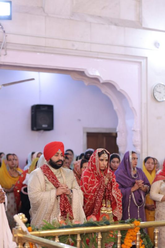 Cabinet Minister Harjot Bains ties knot with IPS Jyoti Yadav  
