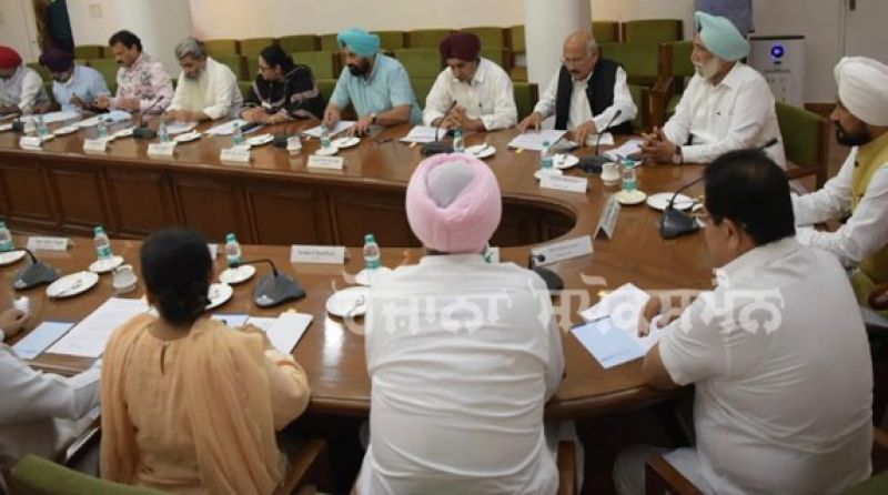 First cabinet meeting under Cm Charanjit Channi begins