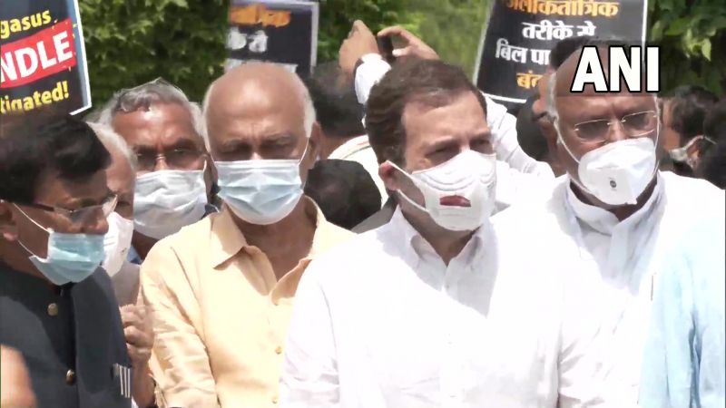 'Murder of Democracy': Rahul Gandhi, Opposition Leaders March to Vijay Chowk 'Murder of Democracy': Rahul Gandhi, Opposition Leaders March to Vijay Chowk