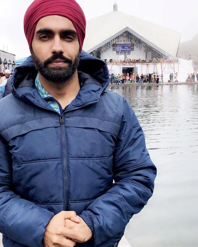 Ammy Virk at Hemkunt Sahib 
