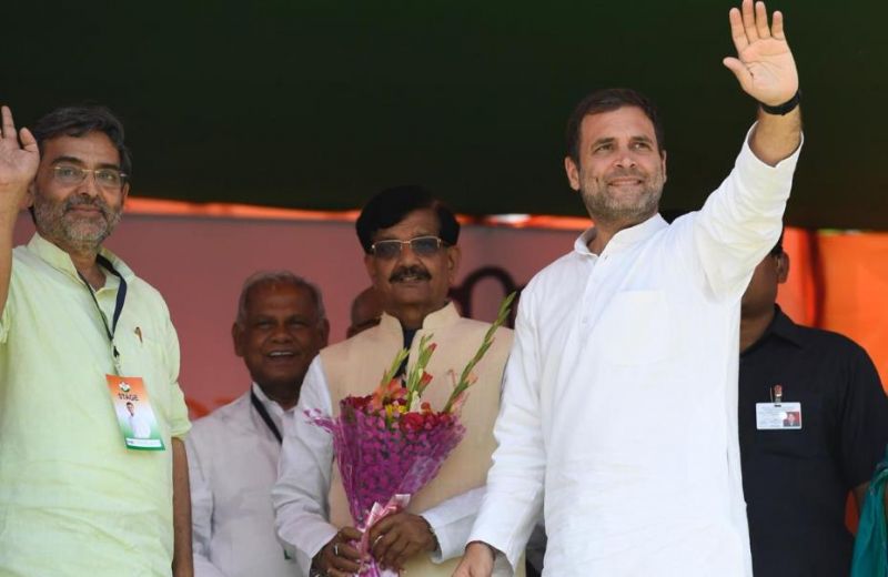 Rahul Gandhi rally in Bihar