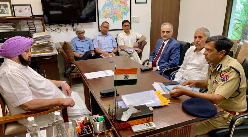 Captain Amarinder Singh reviews laws and orders in Punjab after article 370 scrapped