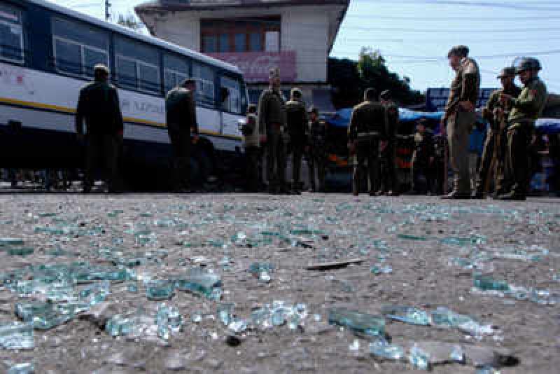 Hand grenade blast in Jammu bus stand one dead and 32 injured