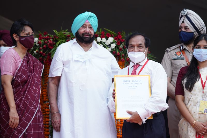 GIVES APPOINTMENT LETTERS TO KIN OF 34 VICTIMS OF AMRITSAR RAIL ACCIDENT