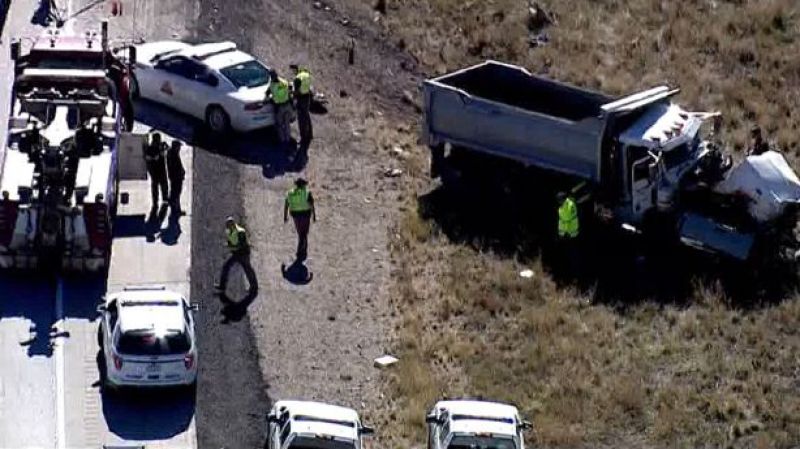 A horrific road accident in the US state of Colorado A horrific road accident in the US state of Colorado