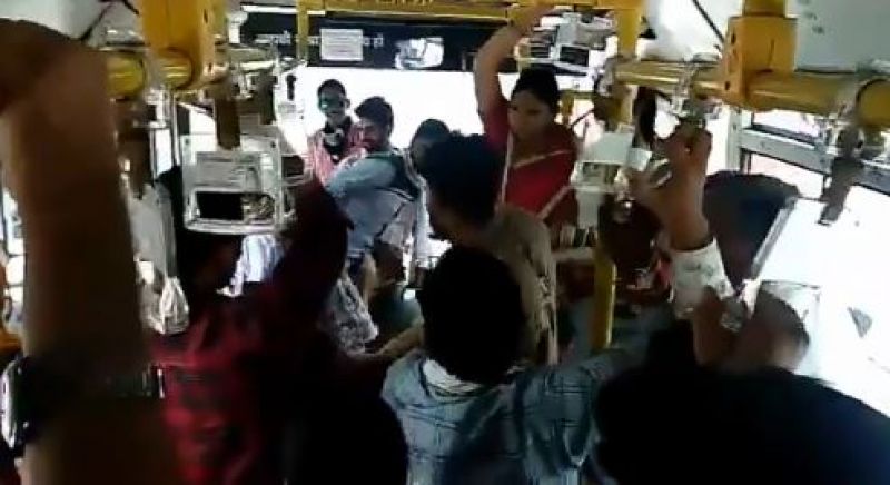 Jaipur bus driver flogs woman