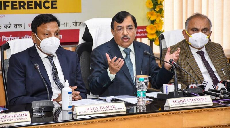 Election commission press conference