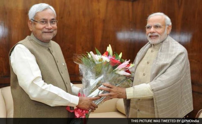 Nitish kumar and pm modi