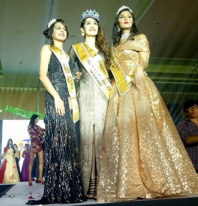 Veena After winning the Beauty Contest