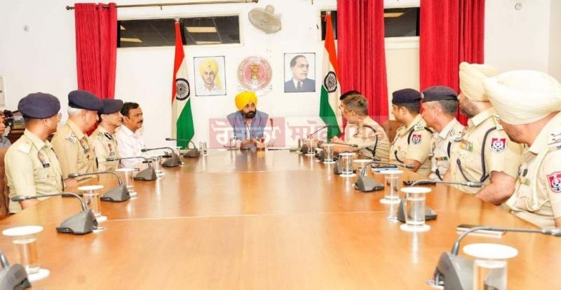 CM Bhagwant Mann Meeting With Senior Police Officials