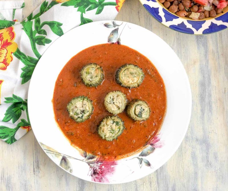 bharwa karela makhni