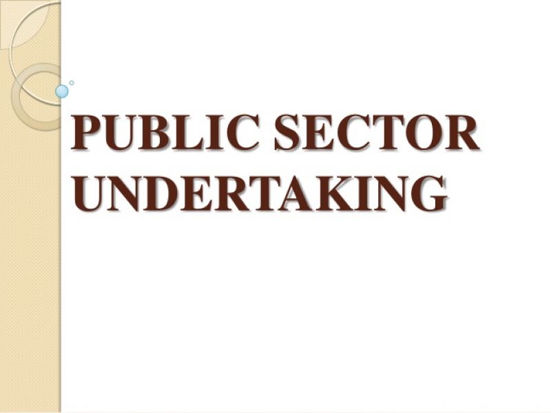 Public sector undertaking 