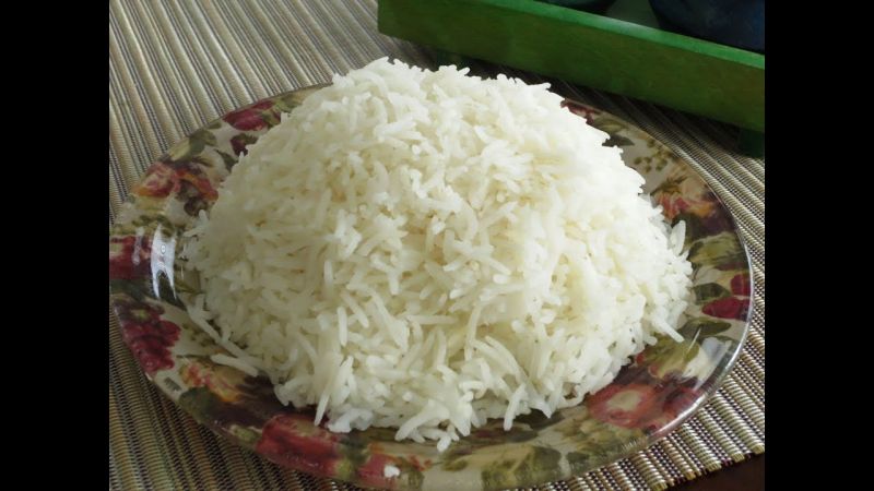 Fat free rice cooking trick