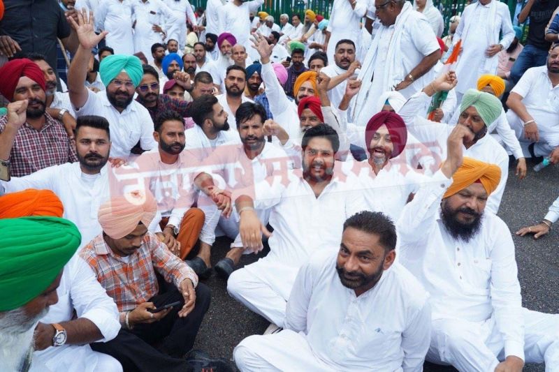 Punjab Congress Protest