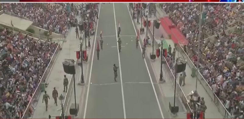 Wagah Border Parade Independence Day