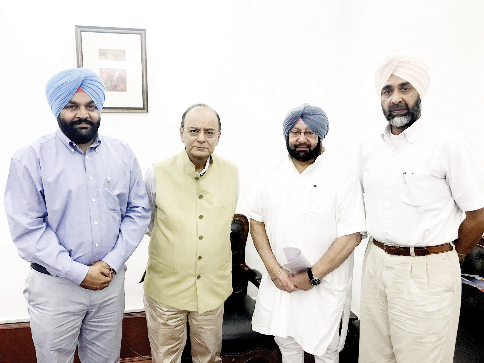 Capt. Amarinder Singh and Arun Jaitley