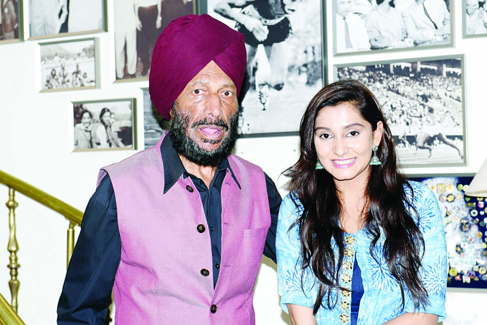 Milkha Singh and Durga Milkha Singh and Durga