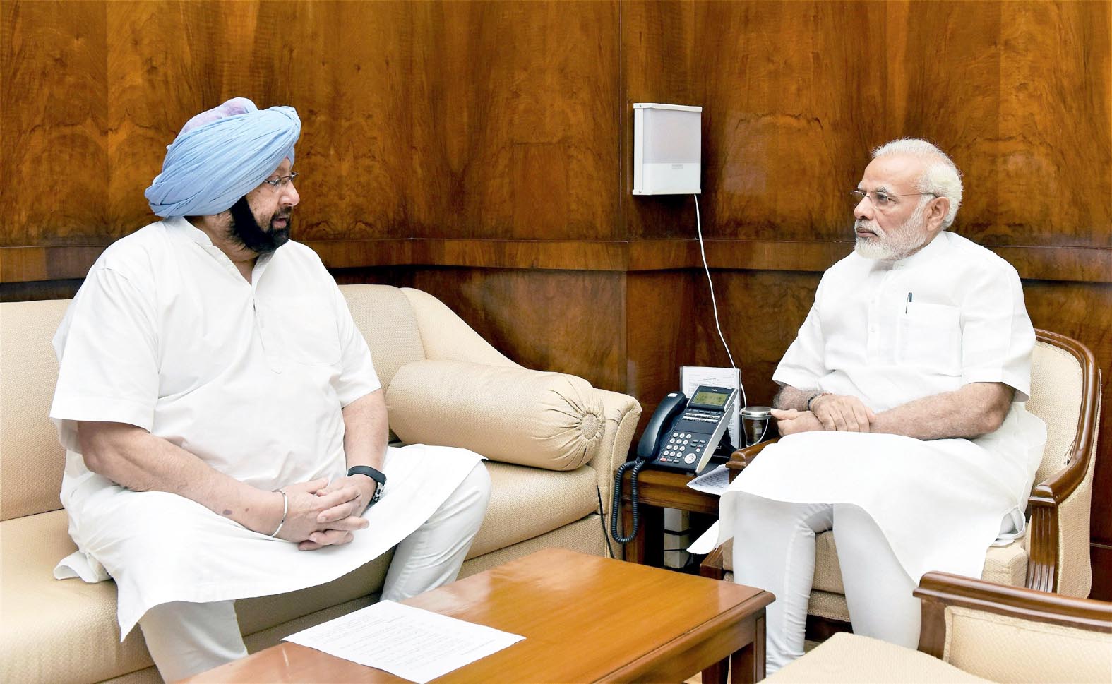 Captain and Modi