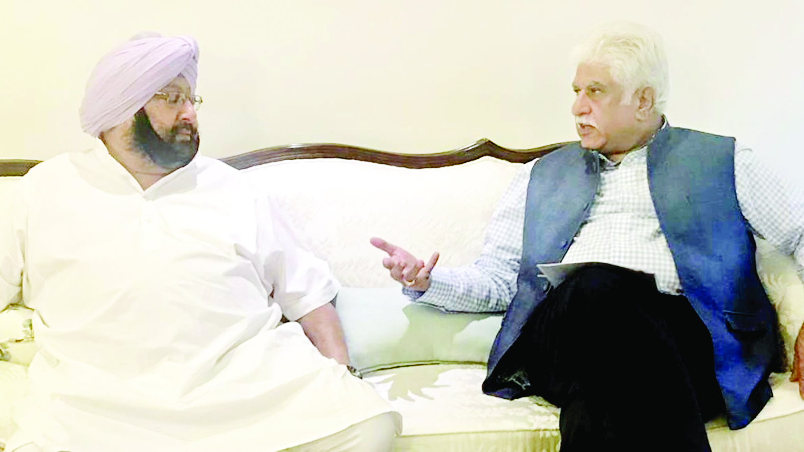 Amarinder Singh and Rakesh Bharti Mittal