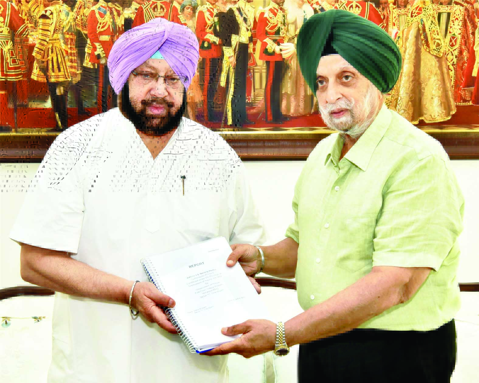 Amarinder Singh and Justice Narang