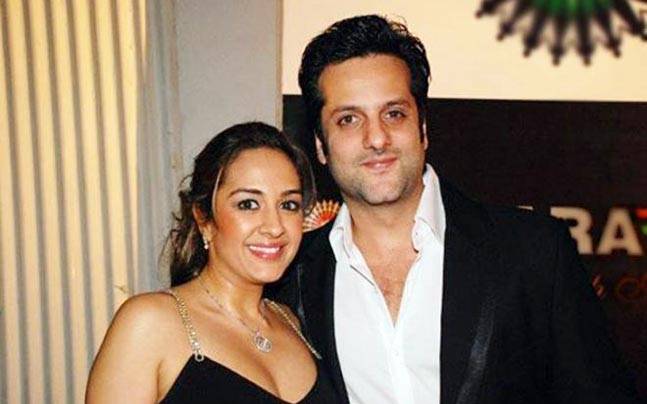 Fardeen Khan with wife