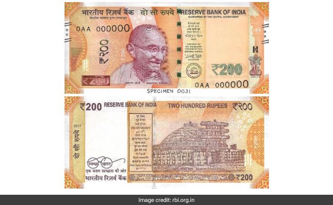 200 rupee note