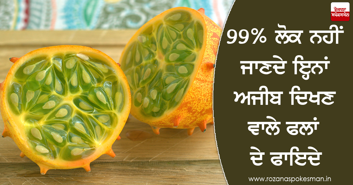 ਅਨੌਖੇ ਫਲ।